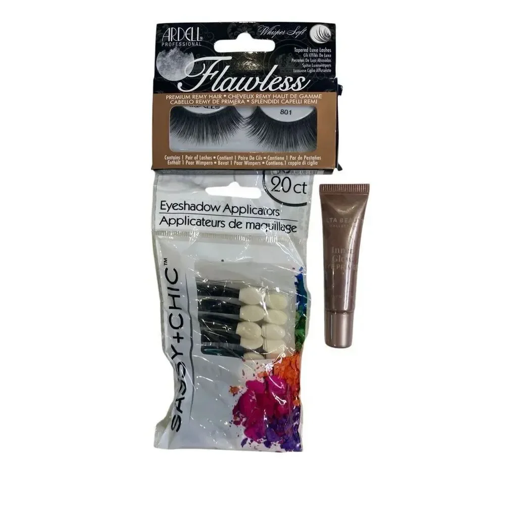 Ardell Flawless 801 Lashes Ulta Inner Glow Eye Primer Applicators Makeup Set